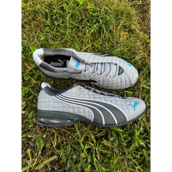 PUMA Cell Jago Carbon Ash Fluo Blue Black Men’s Running Shoes 184926-01